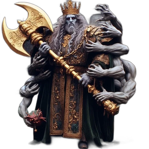 staff, dragon, sword, fantasy art transparent PNG cut-out