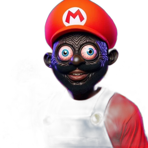 mask, creature, face, staff transparent PNG cut-out