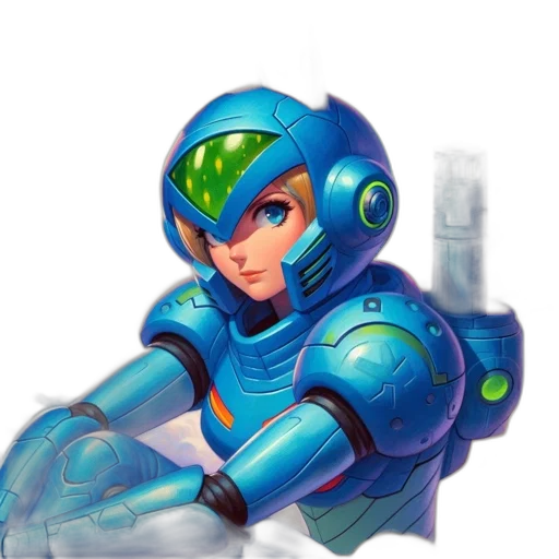 robot, weapon, staff, face transparent PNG cut-out