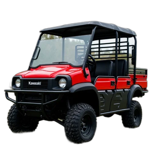 car, photorealistic, 3d render, kawasaki transparent PNG cut-out
