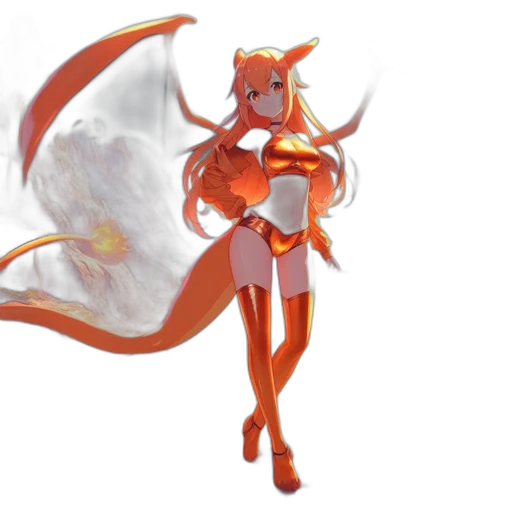 dragon, staff, fantasy art, concept art transparent PNG cut-out