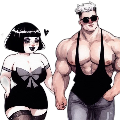 comic book art, concept art, cyberpunk, cartoon transparent PNG cut-out