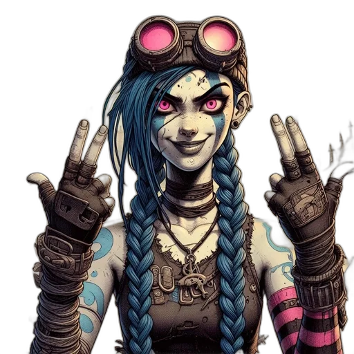 staff, cyberpunk, concept art, comic book art transparent PNG cut-out