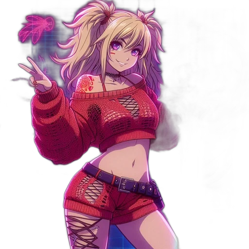 jacket, dress, hair, anime transparent PNG cut-out