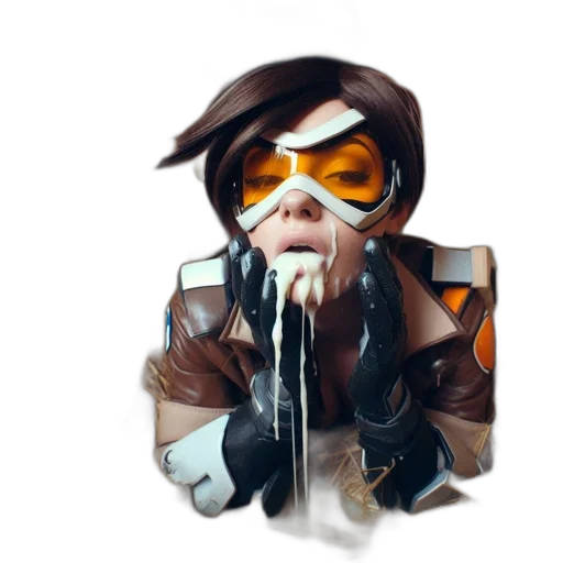 jacket, mask, face, weapon transparent PNG cut-out