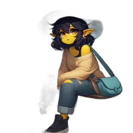 staff, jacket, creature, dragon transparent PNG cut-out