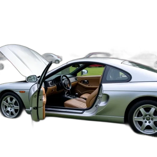 car, 3d render, photorealistic, concept art transparent PNG cut-out