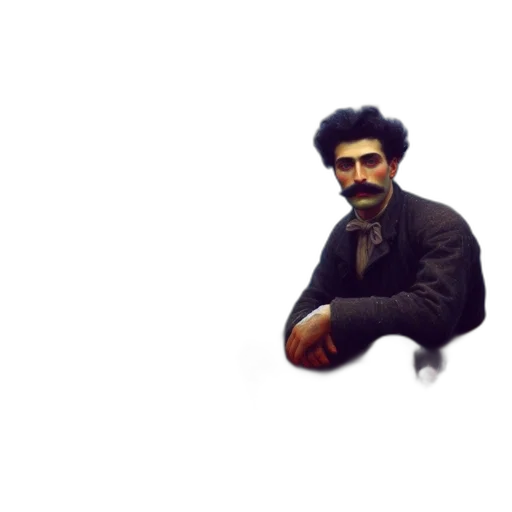 face, jacket, staff, animal transparent PNG cut-out