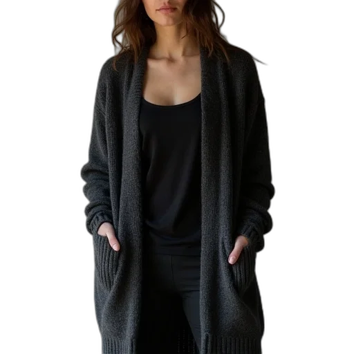 jacket, dress, staff, dark transparent PNG cut-out