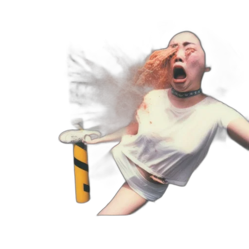 weapon, staff, hair, concept art transparent PNG cut-out