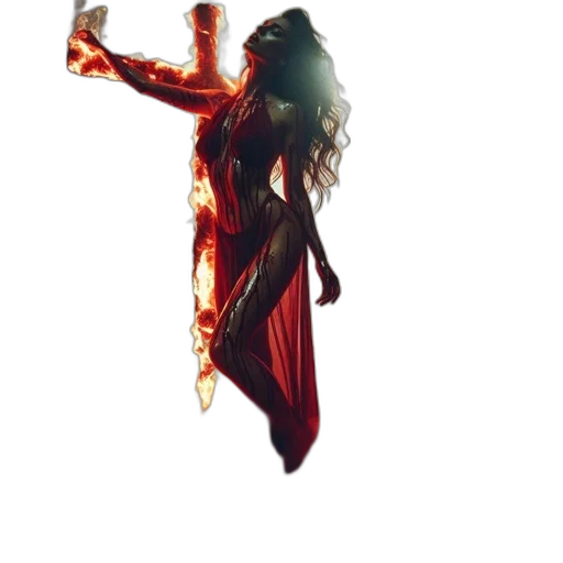 dress, staff, sword, concept art transparent PNG cut-out