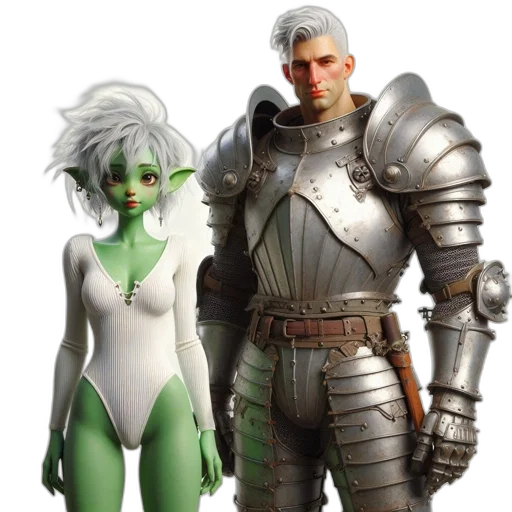 concept art, fantasy art, 3d render, comic book art transparent PNG cut-out