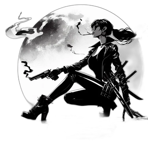 weapon, concept art, comic book art, fantasy art transparent PNG cut-out