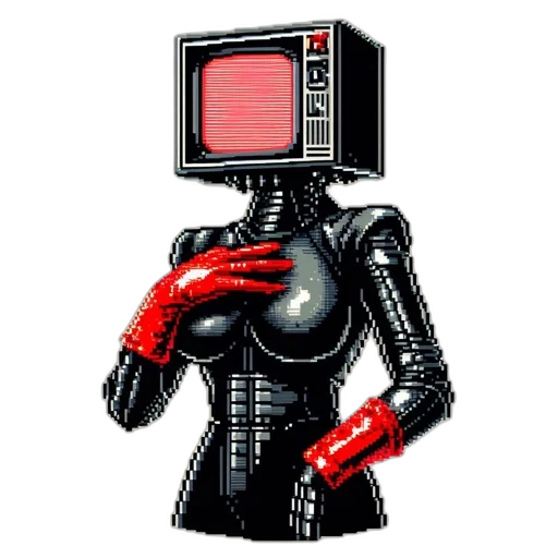 robot, weapon, dress, staff transparent PNG cut-out