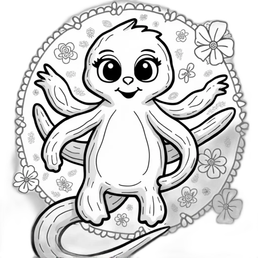 creature, dragon, staff, animal transparent PNG cut-out