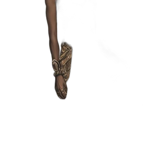 shoes, dress, staff, jewelry transparent PNG cut-out
