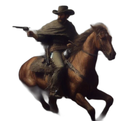 hat, jacket, weapon, animal transparent PNG cut-out