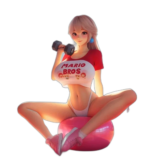 dress, staff, concept art, 3d render transparent PNG cut-out
