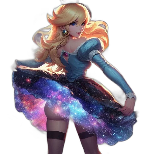 dress, staff, fantasy art, concept art transparent PNG cut-out