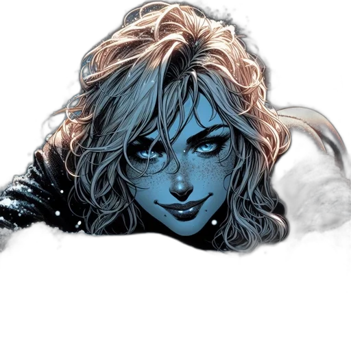 comic book art, concept art, fantasy art, cartoon transparent PNG cut-out
