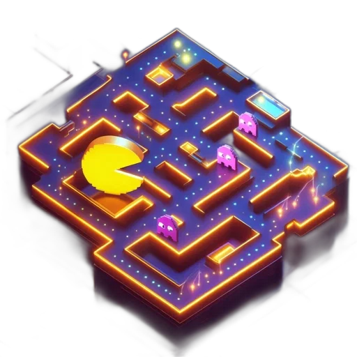 furniture, pixel art, concept art, 3d render transparent PNG cut-out