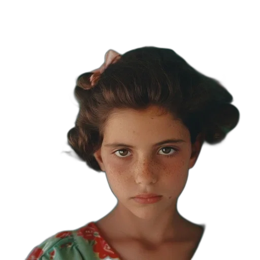 face, dress, crown, hair transparent PNG cut-out