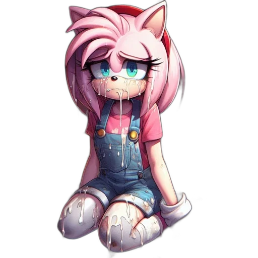 dress, creature, hair, robot transparent PNG cut-out