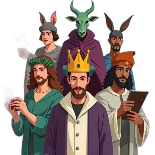 crown, staff, hat, concept art transparent PNG cut-out