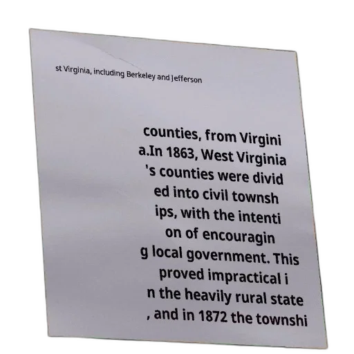 document, west, virginia, discussing transparent PNG cut-out