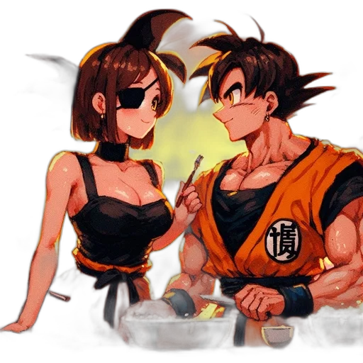 anime, concept art, comic book art, pixel art transparent PNG cut-out