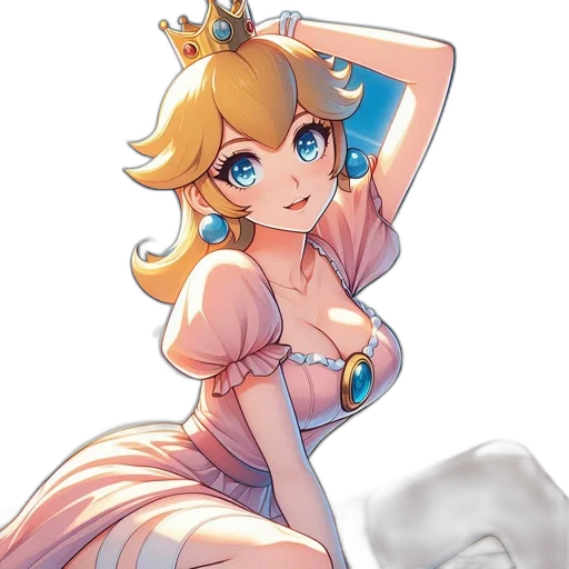 crown, dress, staff, weapon transparent PNG cut-out