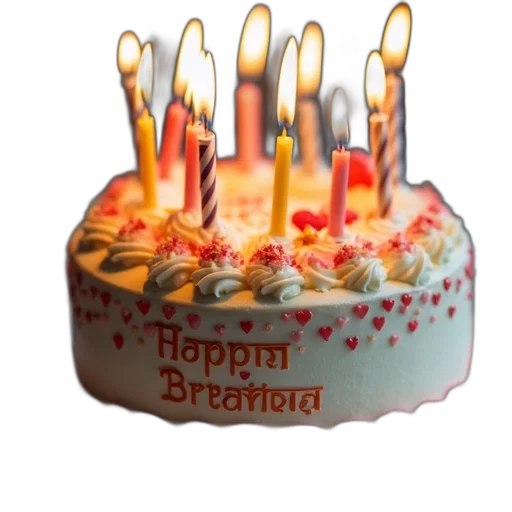 3d render, photorealistic, happy, birthday transparent PNG cut-out