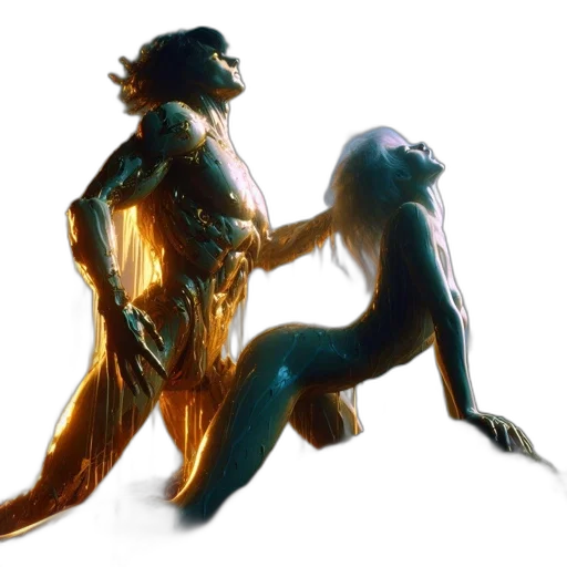 creature, robot, concept art, fantasy art transparent PNG cut-out