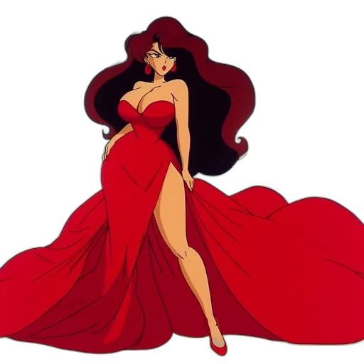 dress, cartoon, concept art, comic book art transparent PNG cut-out