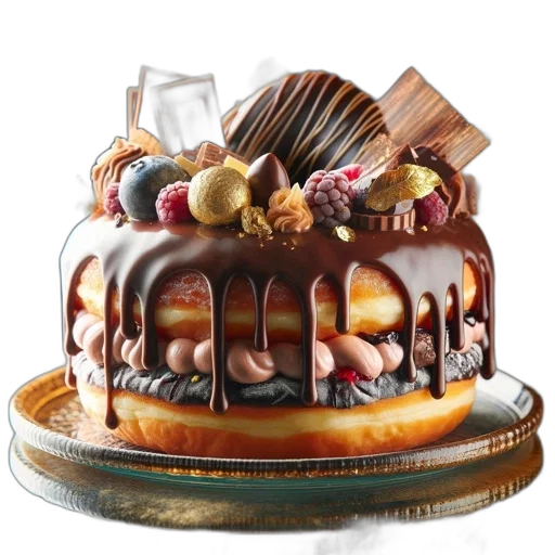 crown, food, hat, 3d render transparent PNG cut-out