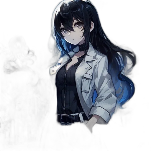 staff, jacket, dress, face transparent PNG cut-out