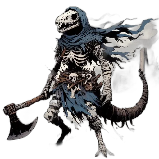 creature, dragon, sword, weapon transparent PNG cut-out