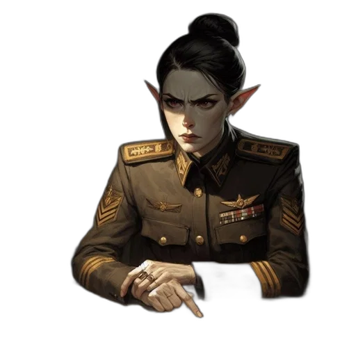 staff, jacket, face, crown transparent PNG cut-out