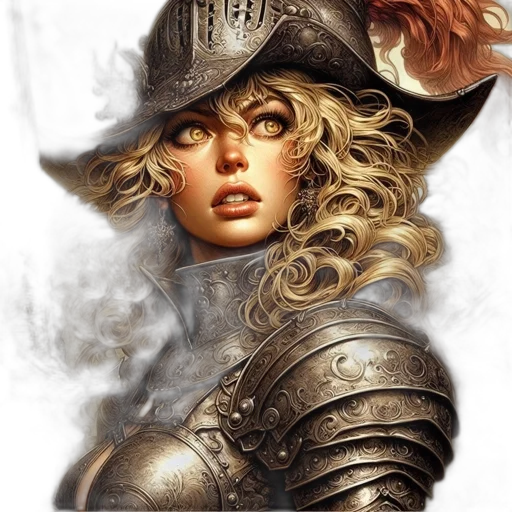 hat, face, staff, fantasy art transparent PNG cut-out