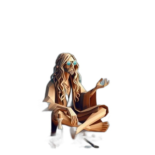 furniture, mask, staff, creature transparent PNG cut-out