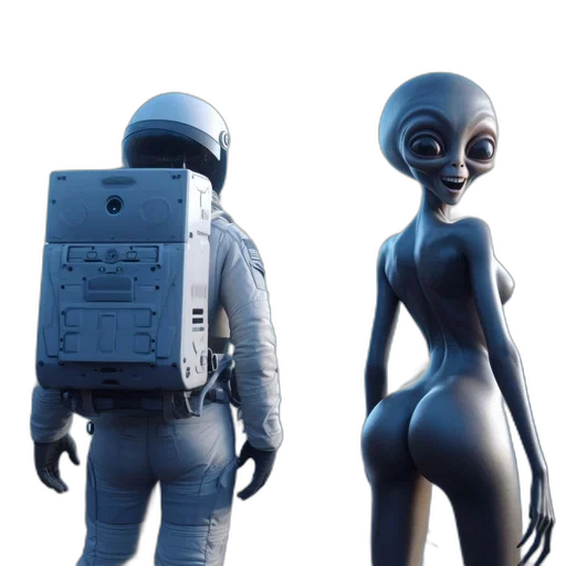 robot, creature, dress, concept art transparent PNG cut-out