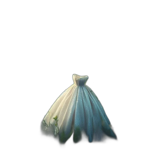 dress, crown, flower, bottle transparent PNG cut-out