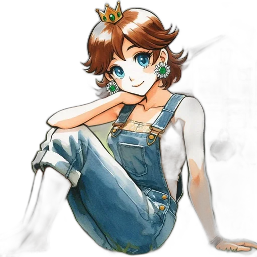 crown, dress, staff, concept art transparent PNG cut-out