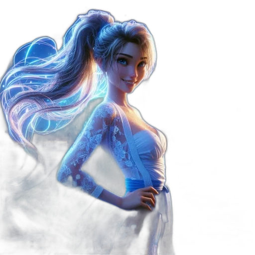 dress, concept art, fantasy art, comic book art transparent PNG cut-out