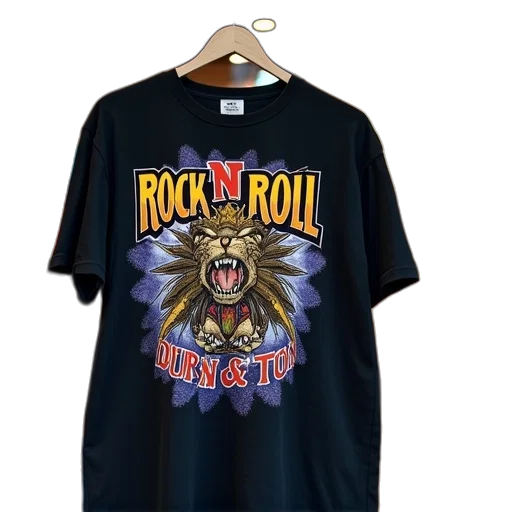 rock, roll, tour, shirt transparent PNG cut-out