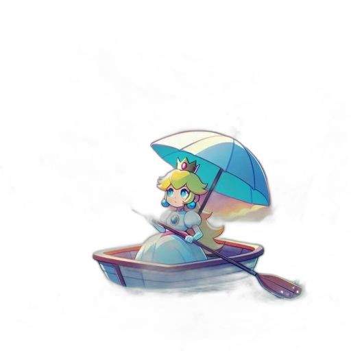 umbrella, hat, weapon, staff transparent PNG cut-out