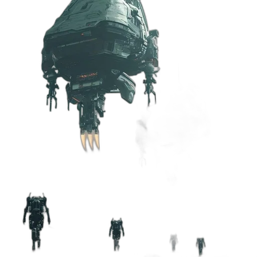 robot, creature, dragon, concept art transparent PNG cut-out