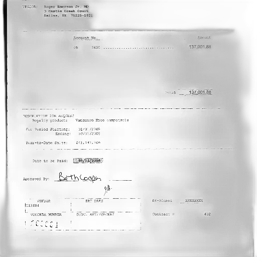 document, titled, vendor, name transparent PNG cut-out