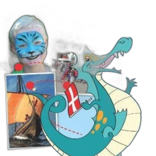 dragon, creature, mask, concept art transparent PNG cut-out