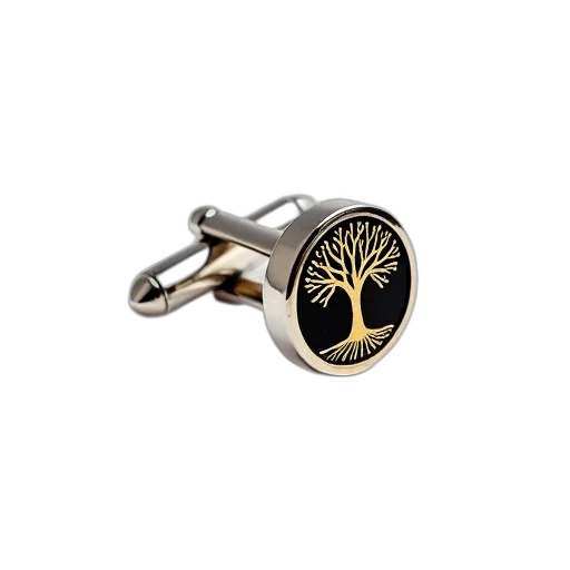 jewelry, silver, cufflink, black transparent PNG cut-out